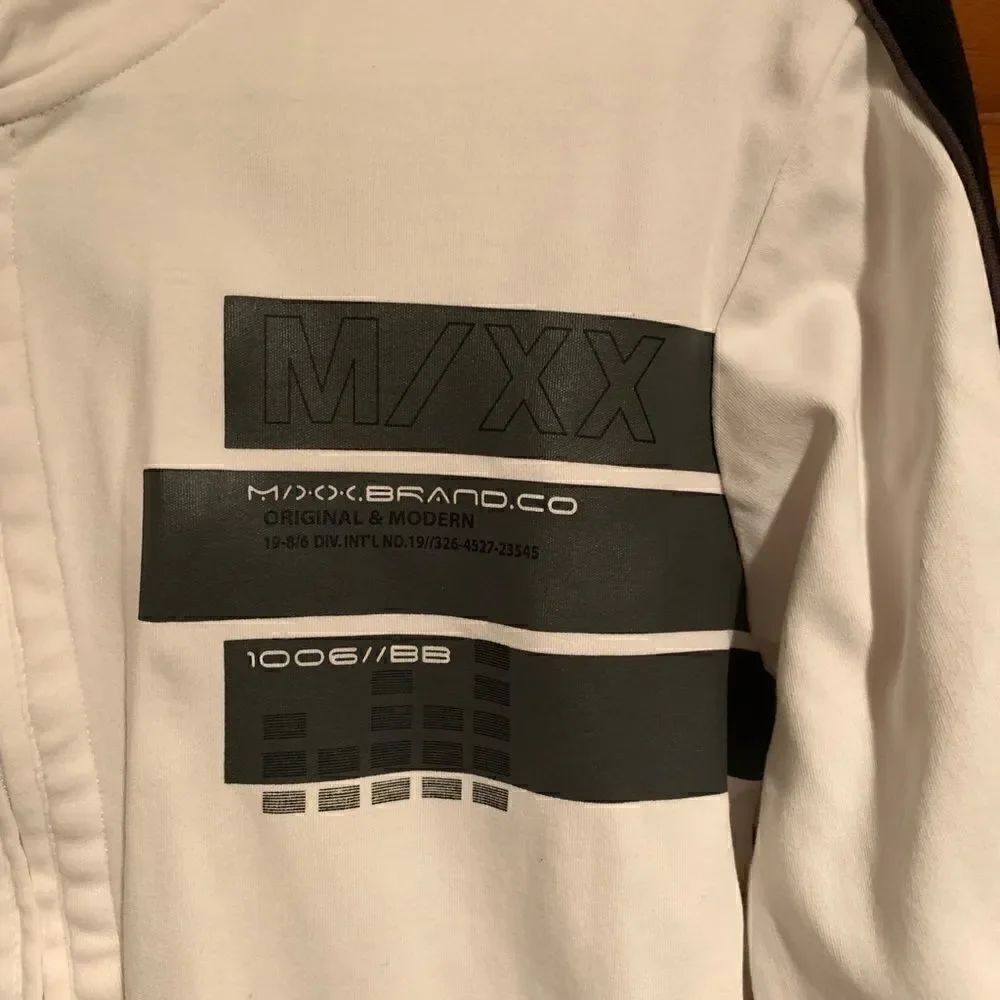 Mexx White Full Zip Sweatshirt Jacket - Picture 2 of 5